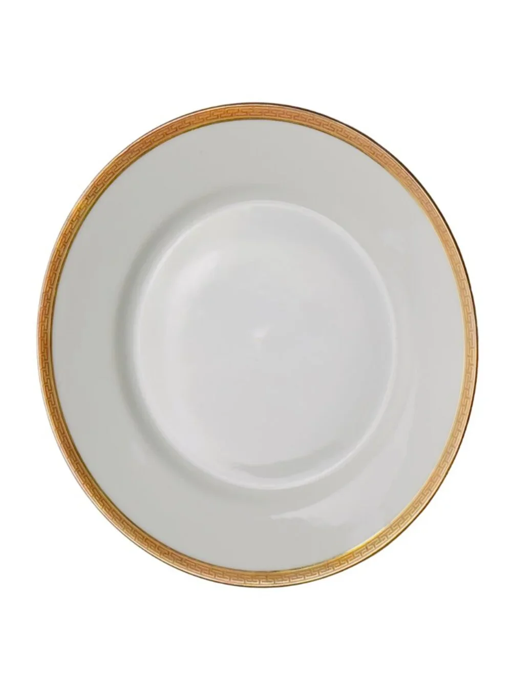 Limoges France Old Abbey Dinner Plate With Gold Greek Key Design Set of 4